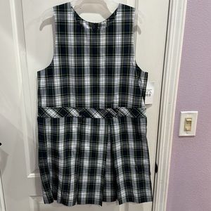 NWT Girls half size drop waist kick pleat jumper 2 for 1